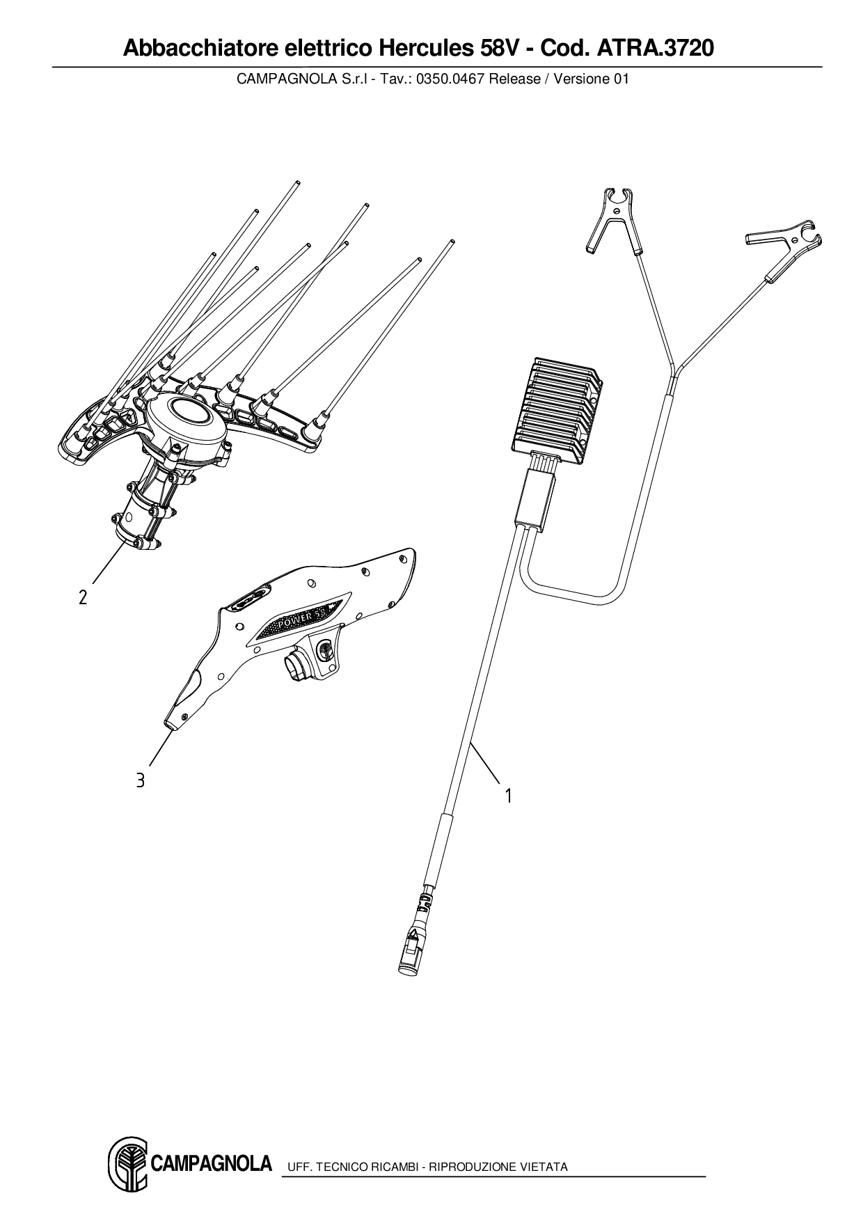 ATRA.3720_Abbacchiatore elettrico Hercules 58V
